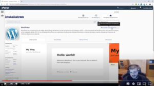 Video tutorial para instalar WordPress desde cPanel