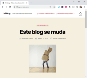 Blog migrado de Blogger a WordPress
