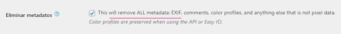 Plugin elimina datos EXIF imágenes