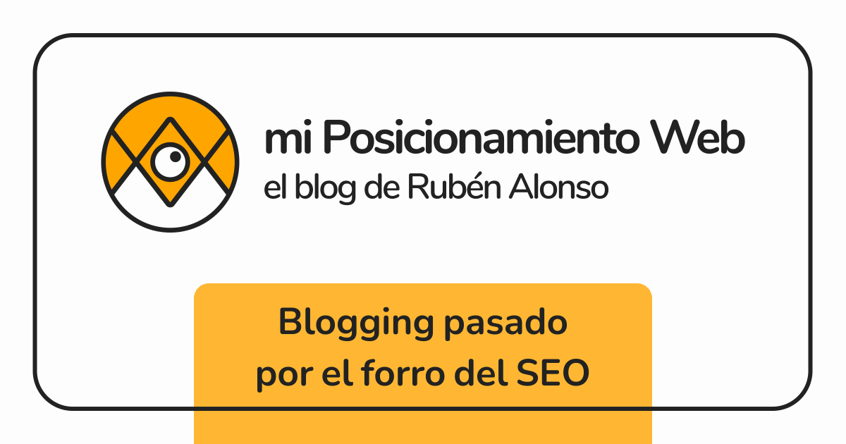mi Posicionamiento Web el blog de Rubén Alonso