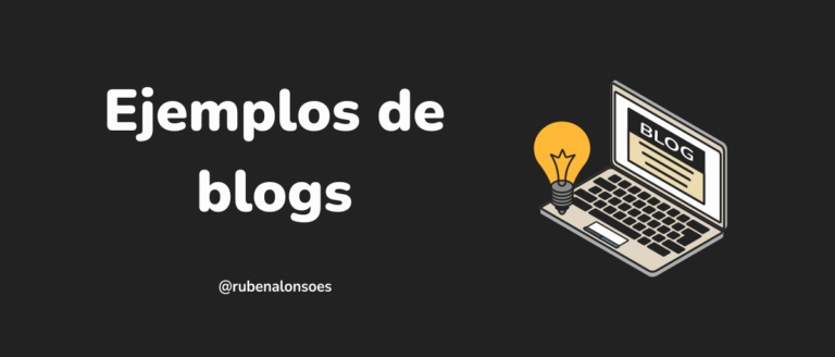 Ejemplos de blogs